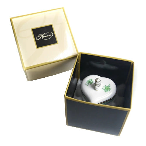 ヘレンド (HEREND) ＡＶ アポニー・グリーン ボンボン入れ マンダリン 6111-21