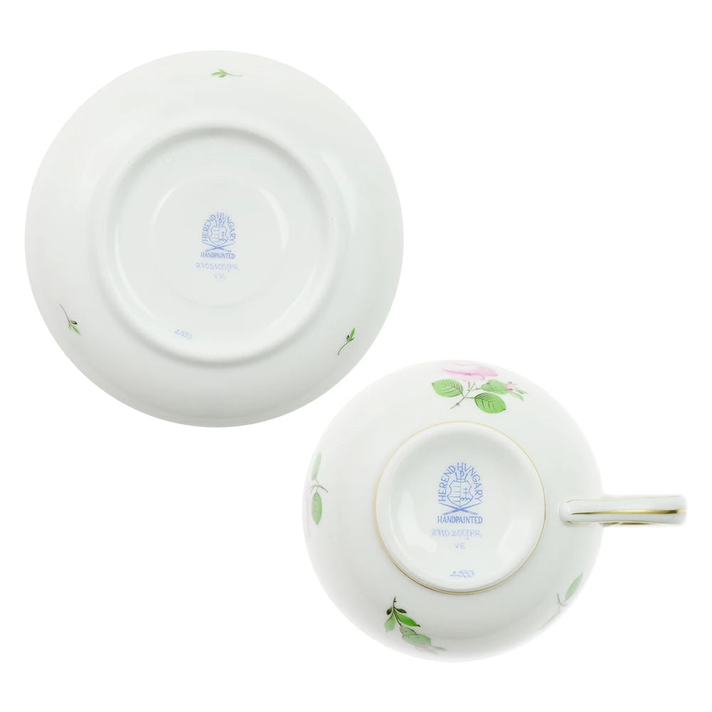 ヘレンド (HEREND) PR プティットローズ モカ カップ&ソーサー 02710-0-00