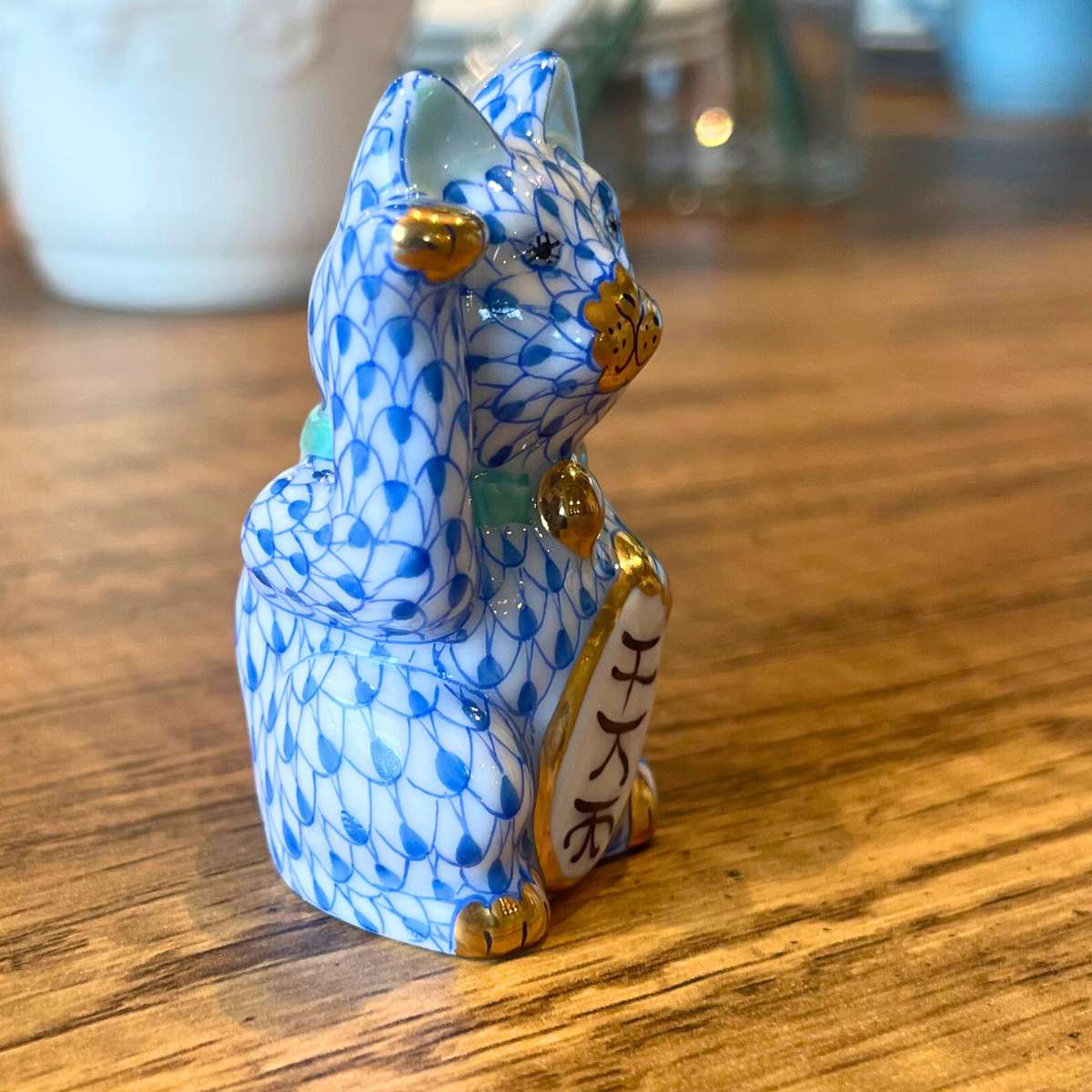 ヘレンド (HEREND) 人形 招き猫千万両(小) 15579