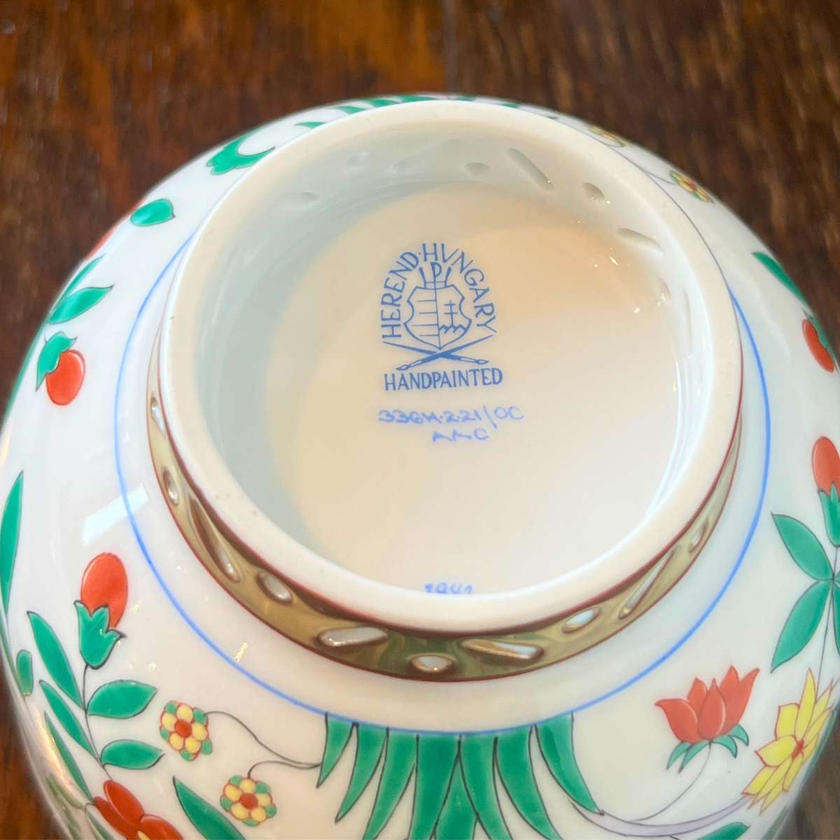 ヘレンド (HEREND) シノワズリ OC 中国の鳥 ティーカップ＆ソーサー マンダリン 3364
