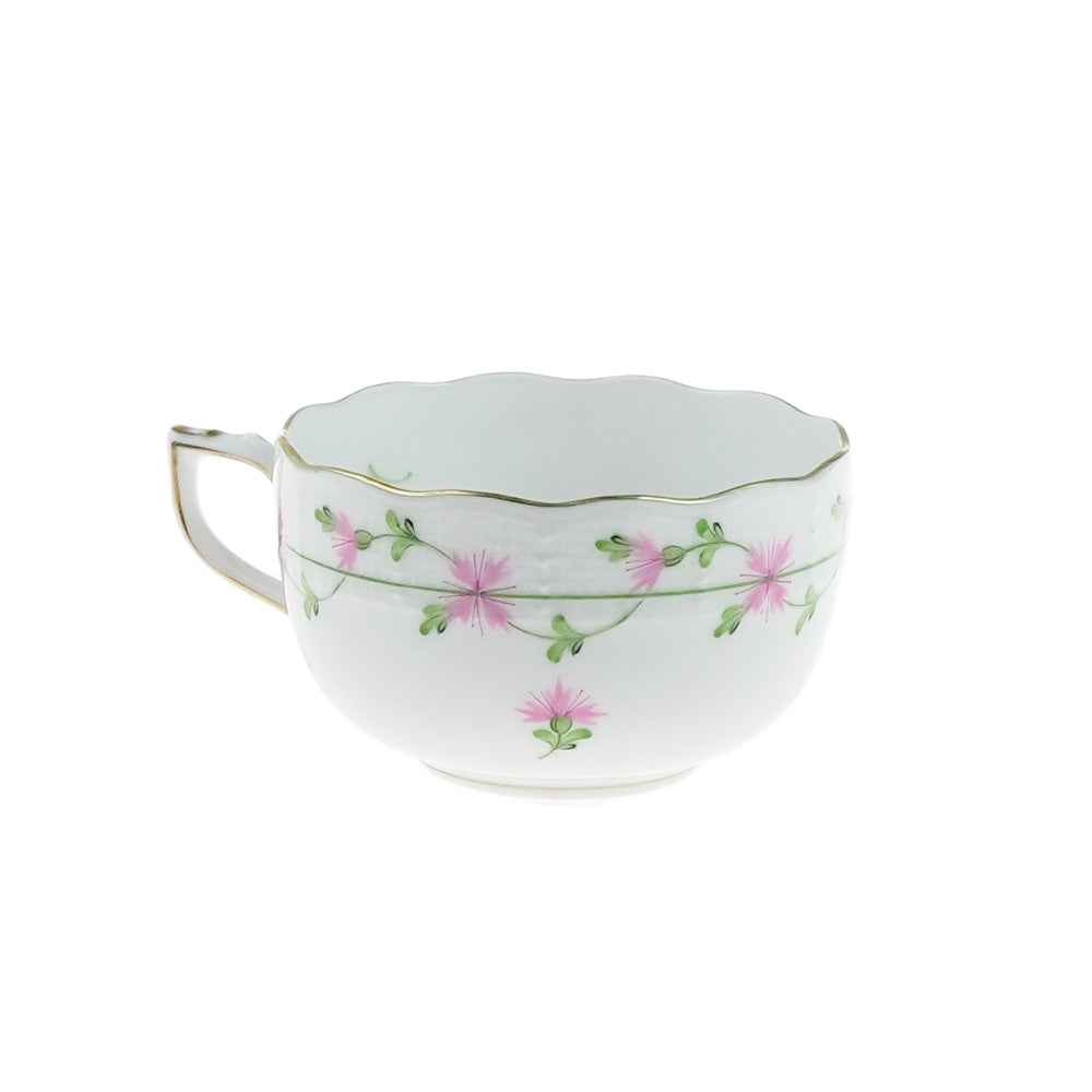 ヘレンド (HEREND) PBGP ピンクガーランド ティーカップ＆ソーサー 724