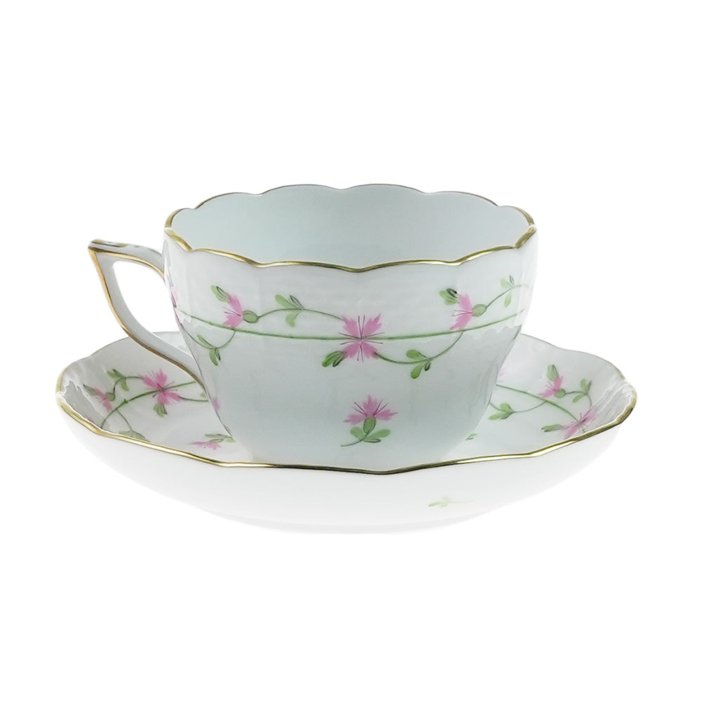 ヘレンド (HEREND) PBGP ピンクガーランド 兼用カップ＆ソーサー 730