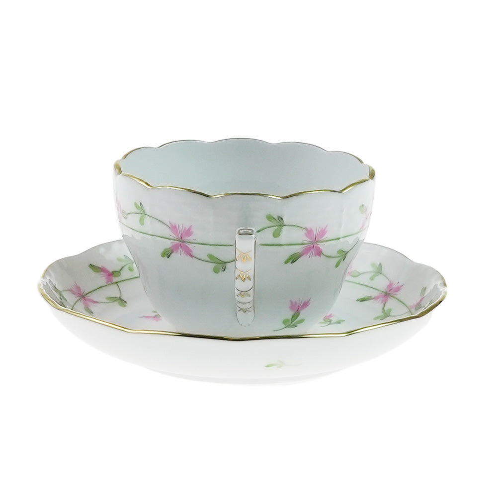 ヘレンド (HEREND) PBGP ピンクガーランド 兼用カップ＆ソーサー 730