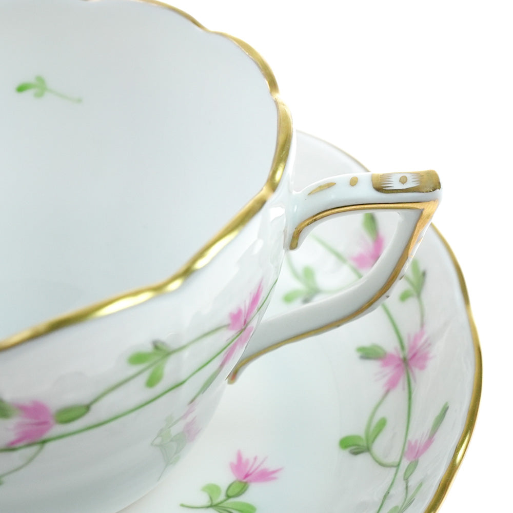 ヘレンド (HEREND) PBGP ピンクガーランド 兼用カップ＆ソーサー 730