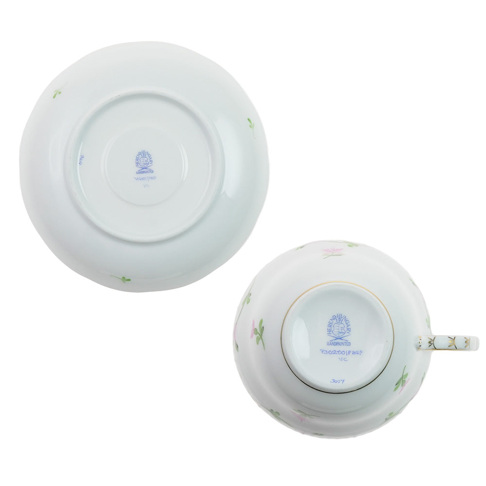 ヘレンド (HEREND) PBGP ピンクガーランド 兼用カップ＆ソーサー 730