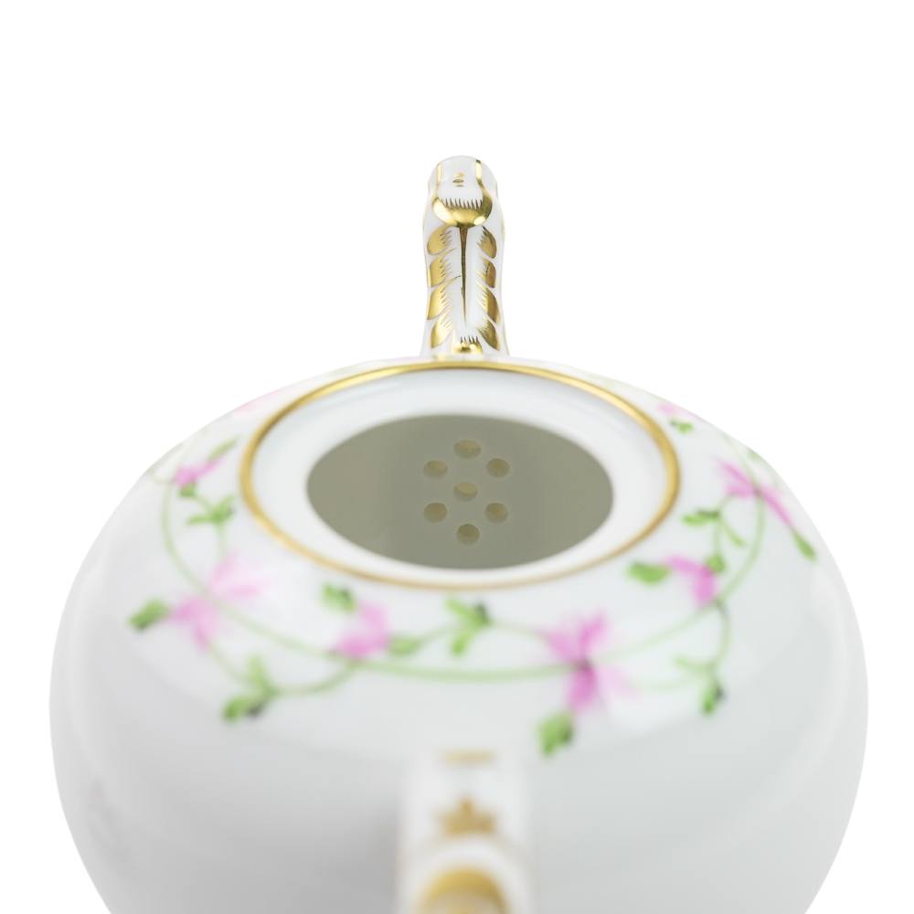 ヘレンド (HEREND) PBGP ピンクガーランド ティーポット ミニ 608 400ml