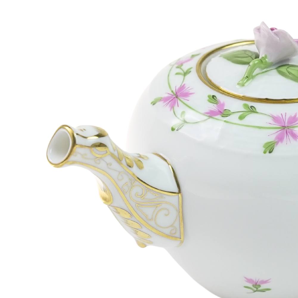 ヘレンド (HEREND) PBGP ピンクガーランド ティーポット ミニ 608 400ml