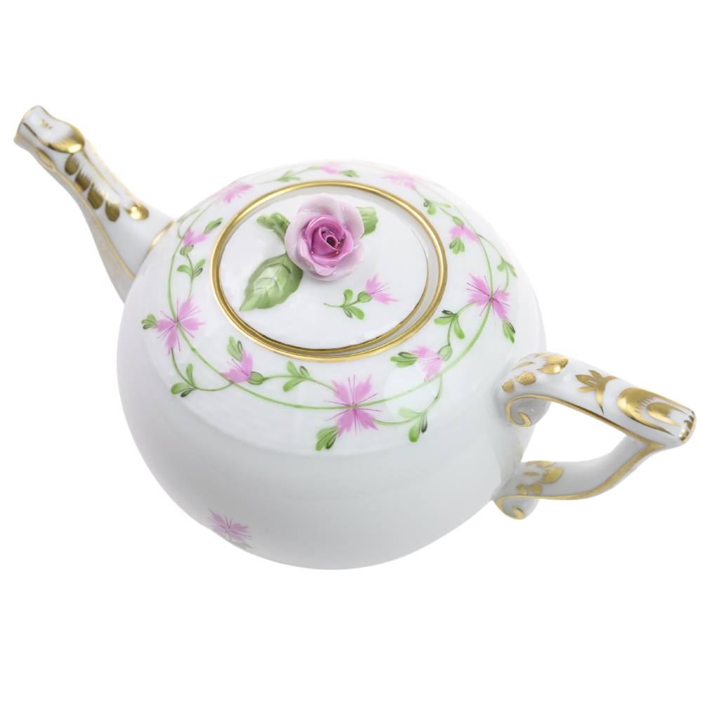 ヘレンド (HEREND) PBGP ピンクガーランド ティーポット ミニ 608 400ml