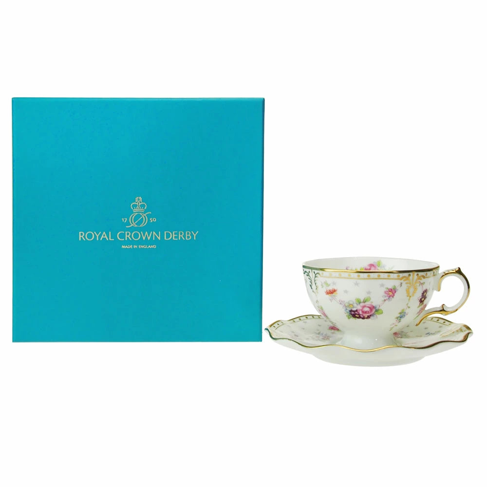 ロイヤルクラウンダービー (ROYAL CROWN DERBY) ロイヤルアントワネット ティーカップ＆ソーサー
