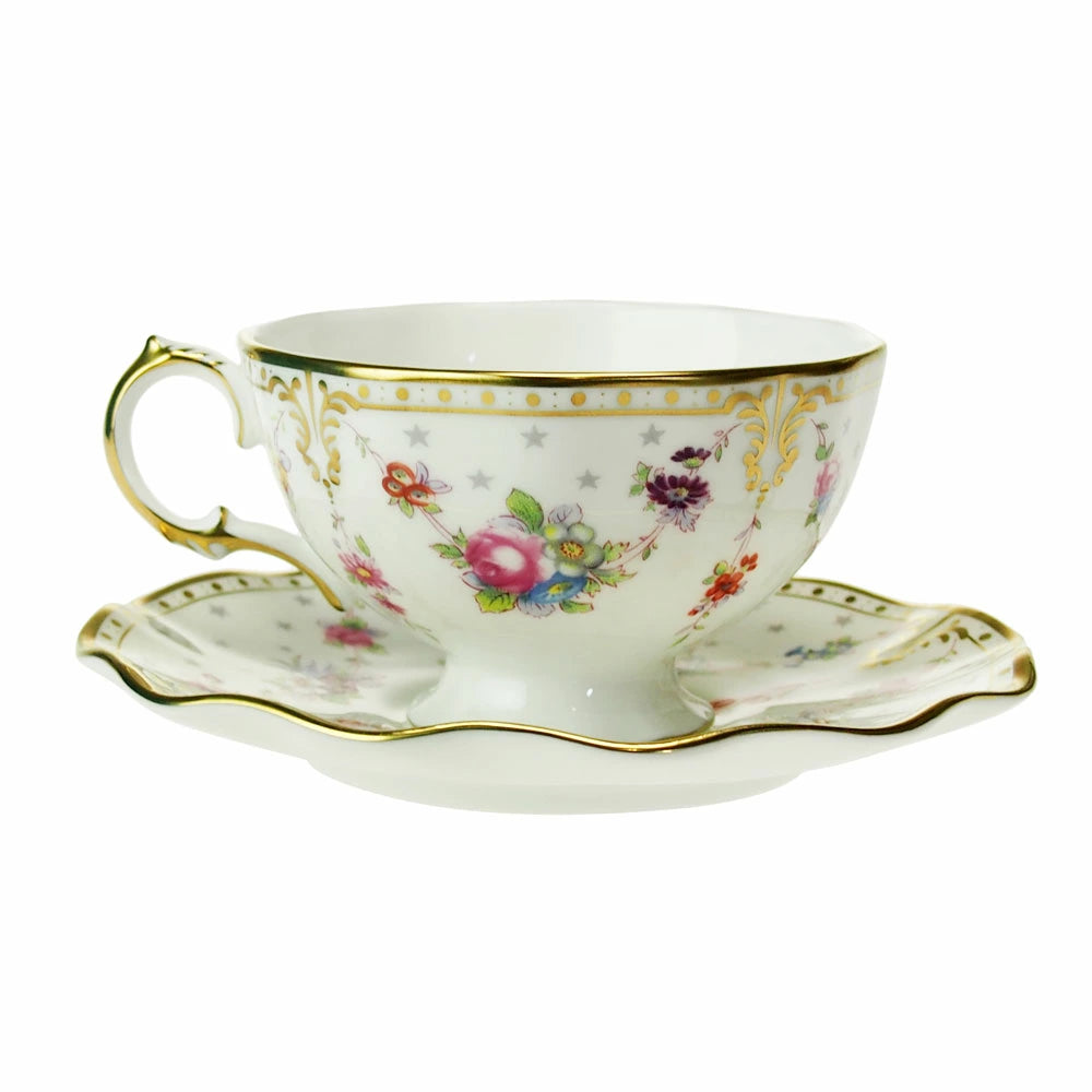 ロイヤルクラウンダービー (ROYAL CROWN DERBY) ロイヤルアントワネット ティーカップ＆ソーサー