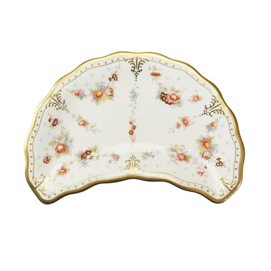 ロイヤルクラウンダービー (ROYAL CROWN DERBY) ロイヤルアントワネット クレセントディッシュ