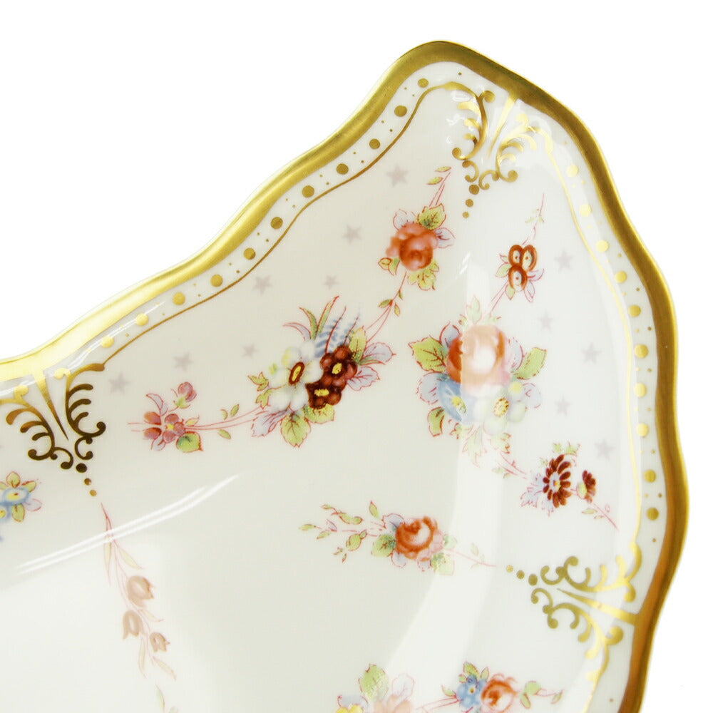 ロイヤルクラウンダービー (ROYAL CROWN DERBY) ロイヤルアントワネット クレセントディッシュ