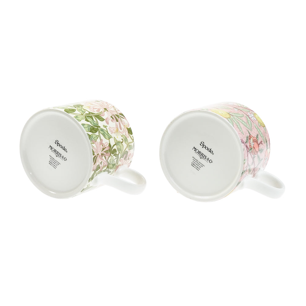 スポード (Spode) ウィリアムモリス フルーツ&ハニーサックル マグカップ ペアセット