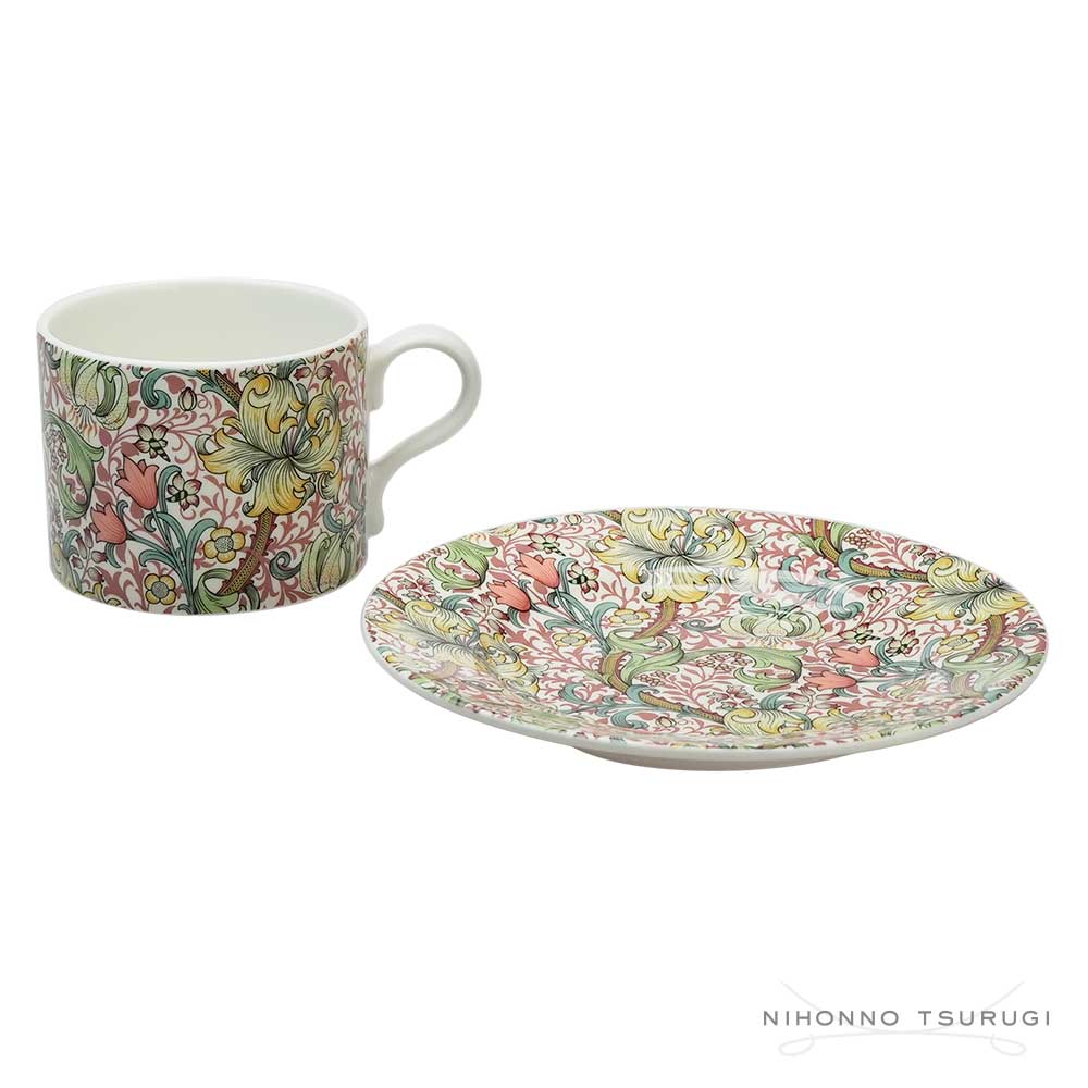 スポード (Spode) ウィリアムモリス ティーカップ&ソーサー 280ml 各色