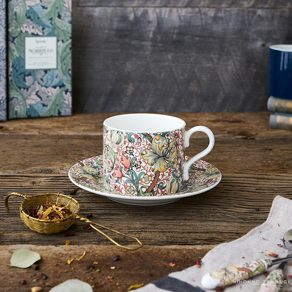 スポード (Spode) ウィリアムモリス ティーカップ&ソーサー 280ml 各色