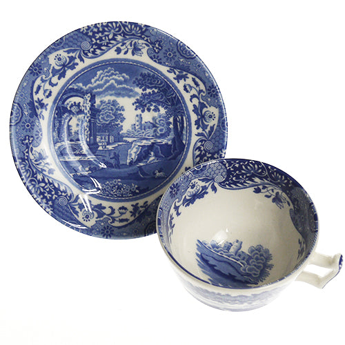 スポード (Spode) ブルーイタリアン ティーカップ＆ソーサー