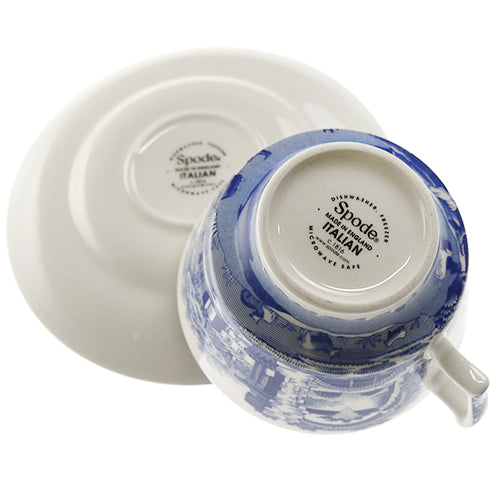 スポード (Spode) ブルーイタリアン ティーカップ＆ソーサー