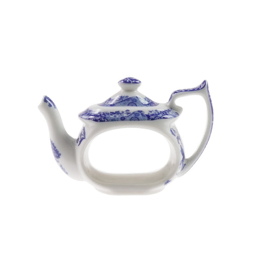 スポード (Spode) ブルーイタリアン ナプキンリング (ティーポット)