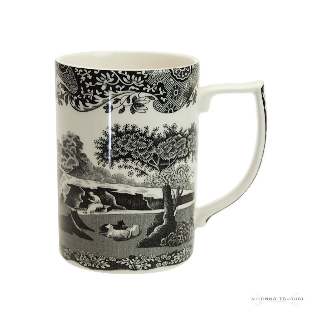 スポード (Spode) ブラックイタリアン マグカップ
