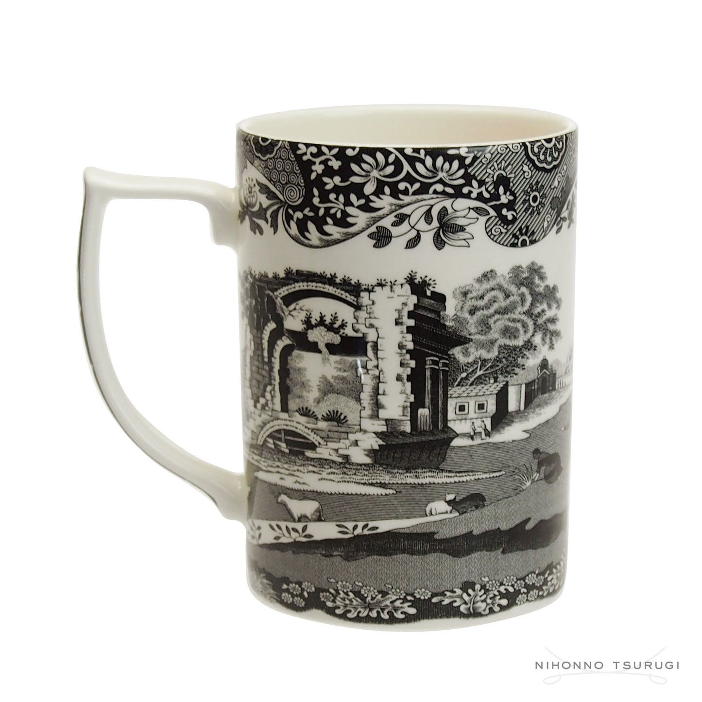 スポード (Spode) ブラックイタリアン マグカップ