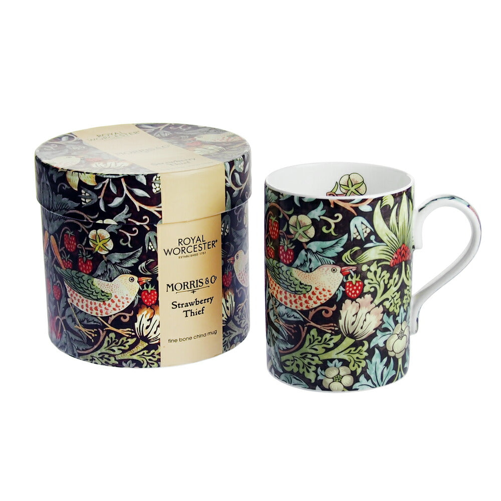 ロイヤルウースター（Royal Worcester）ウィリアムモリス ストロベリーシーフ マグカップ 350ml 各色