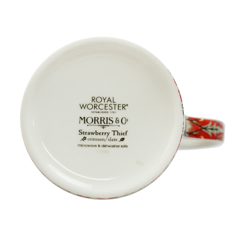 ロイヤルウースター（Royal Worcester）ウィリアムモリス ストロベリーシーフ マグカップ 350ml 各色