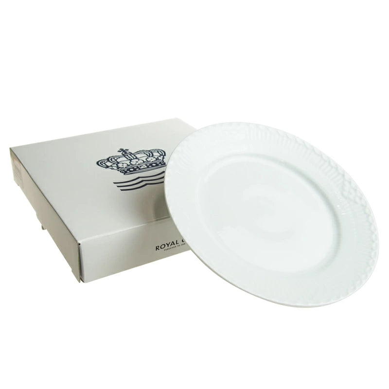 ロイヤルコペンハーゲン(ROYAL COPENHAGEN) ホワイトハーフレース プレート 19cm-25cm