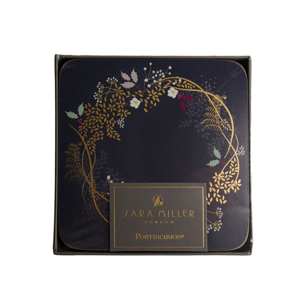 サラ・ミラー （Sara Miller） ガーランドコレクション コースター 6枚セット