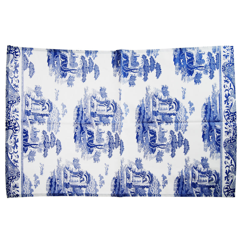 スポード (Spode) ブルーイタリアン ティー タオル