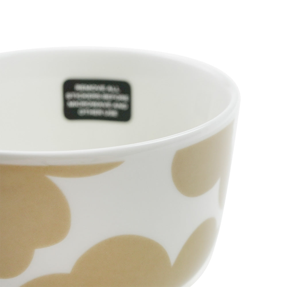 マリメッコ (marimekko) ウニッコ ボウル 250ml ホワイト×ベージュ