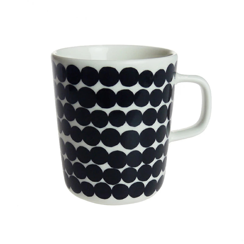 マリメッコ (marimekko) SIIRTOLAPUUTARHA シイルトラプータルハ マグカップ WH/BK 063296-190