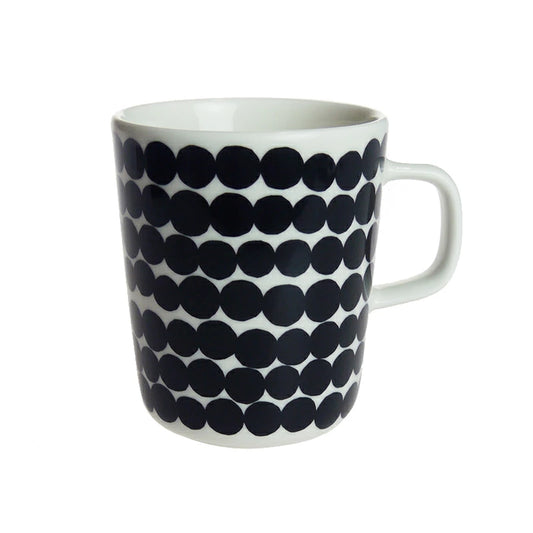 マリメッコ (marimekko) SIIRTOLAPUUTARHA シイルトラプータルハ マグカップ WH/BK 063296-190