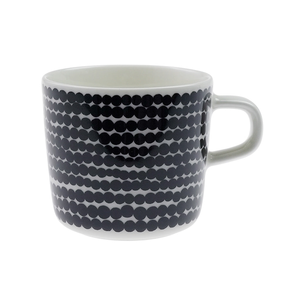 マリメッコ (marimekko) SIIRTOLAPUUTARHA シイルトラプータルハ カップ/コーヒーカップ 200ml ホワイト×ブラック