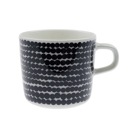 マリメッコ (marimekko) SIIRTOLAPUUTARHA シイルトラプータルハ カップ/コーヒーカップ 200ml ホワイト×ブラック