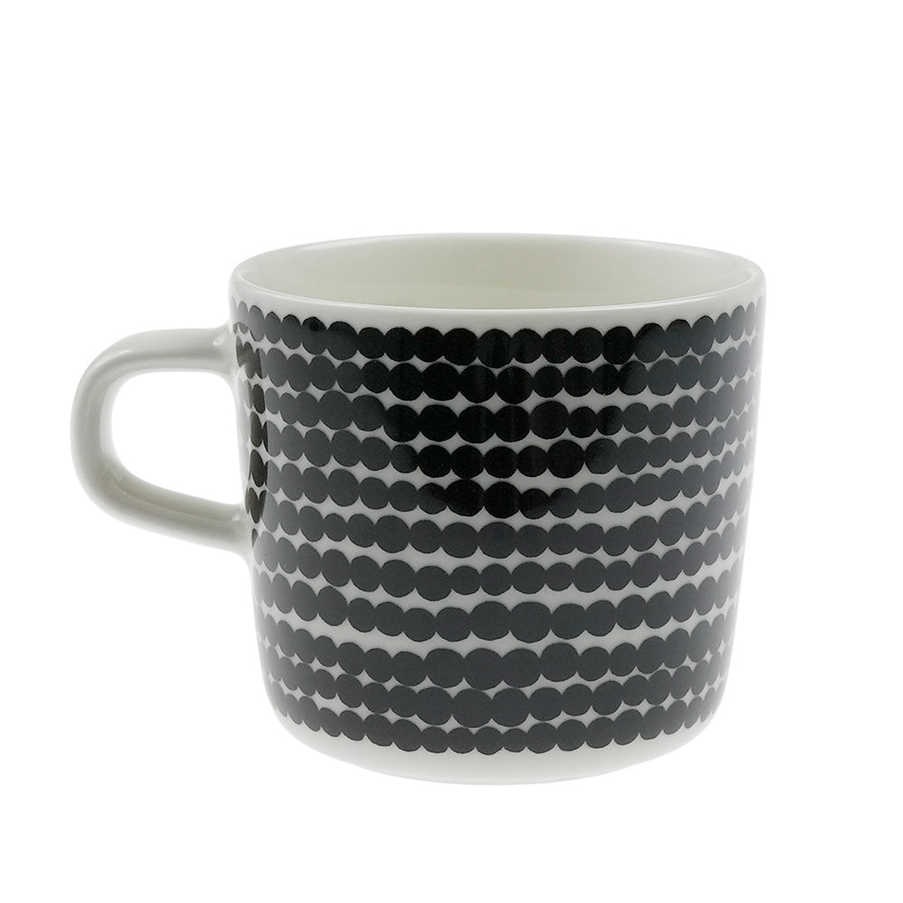 マリメッコ (marimekko) SIIRTOLAPUUTARHA シイルトラプータルハ カップ/コーヒーカップ 200ml ホワイト×ブラック