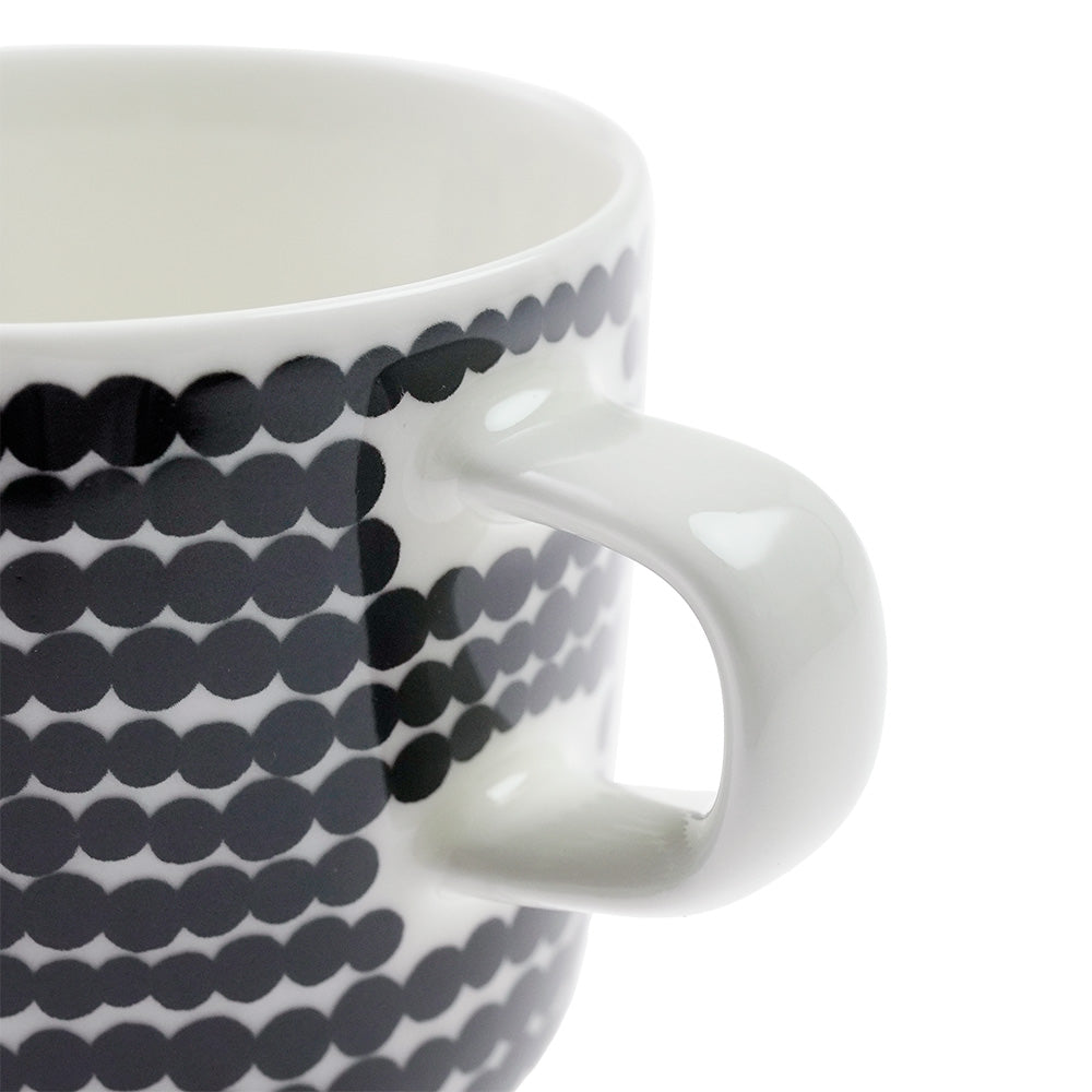 マリメッコ (marimekko) SIIRTOLAPUUTARHA シイルトラプータルハ カップ/コーヒーカップ 200ml ホワイト×ブラック