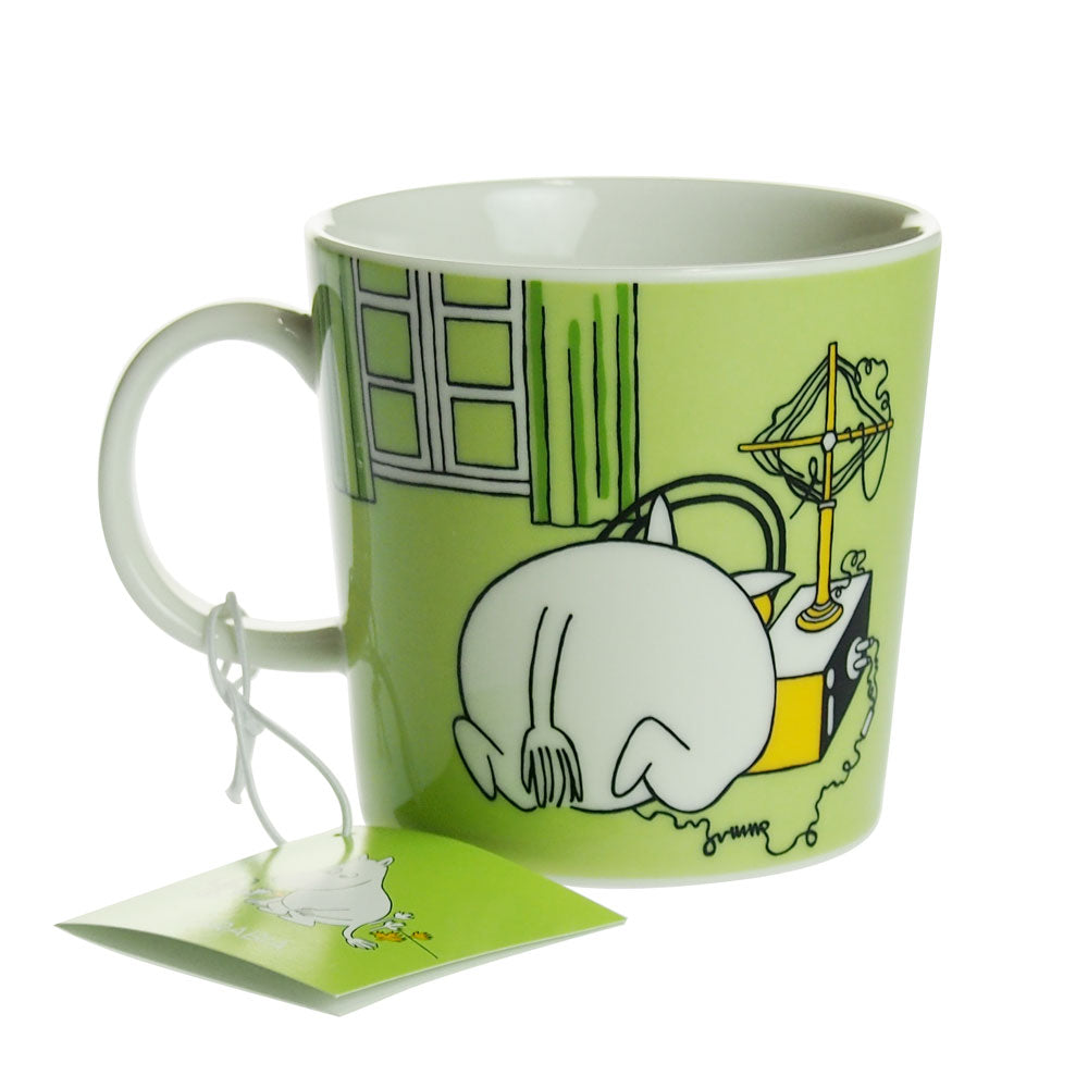 アラビア (ARABIA) ムーミン マグカップ グラスグリーン