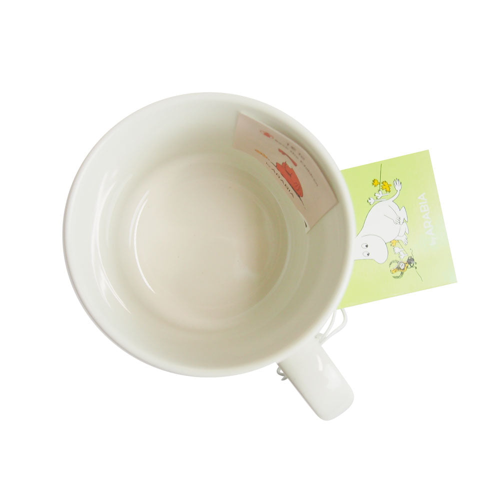 アラビア (ARABIA) ムーミン マグカップ グラスグリーン