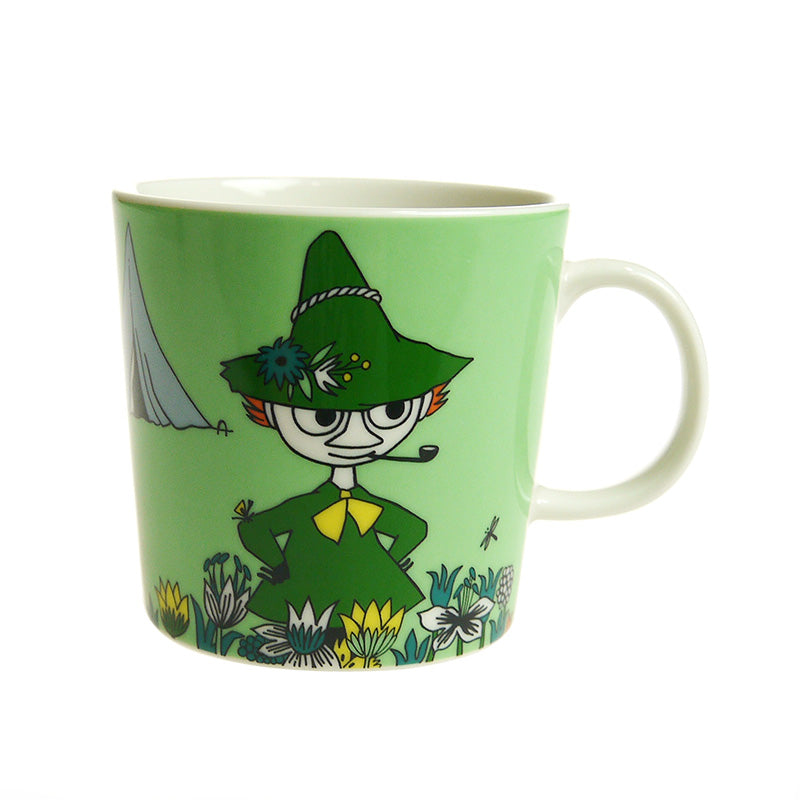 アラビア (ARABIA) ムーミン マグカップ スナフキン グリーン