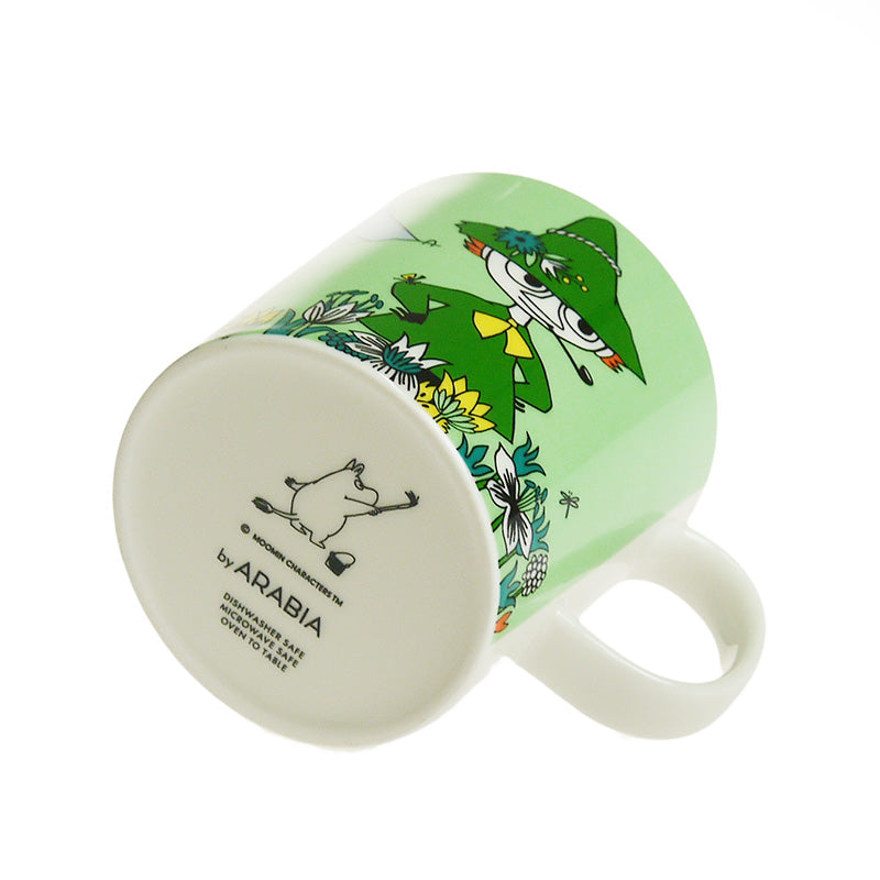 アラビア (ARABIA) ムーミン マグカップ スナフキン グリーン
