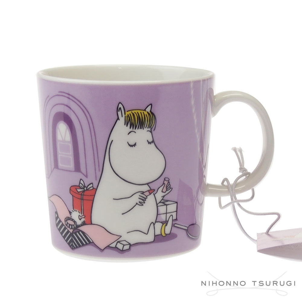 アラビア (ARABIA) ムーミン マグカップ スノークのおじょうさん ライラック