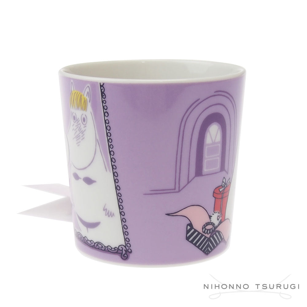 アラビア (ARABIA) ムーミン マグカップ スノークのおじょうさん ライラック