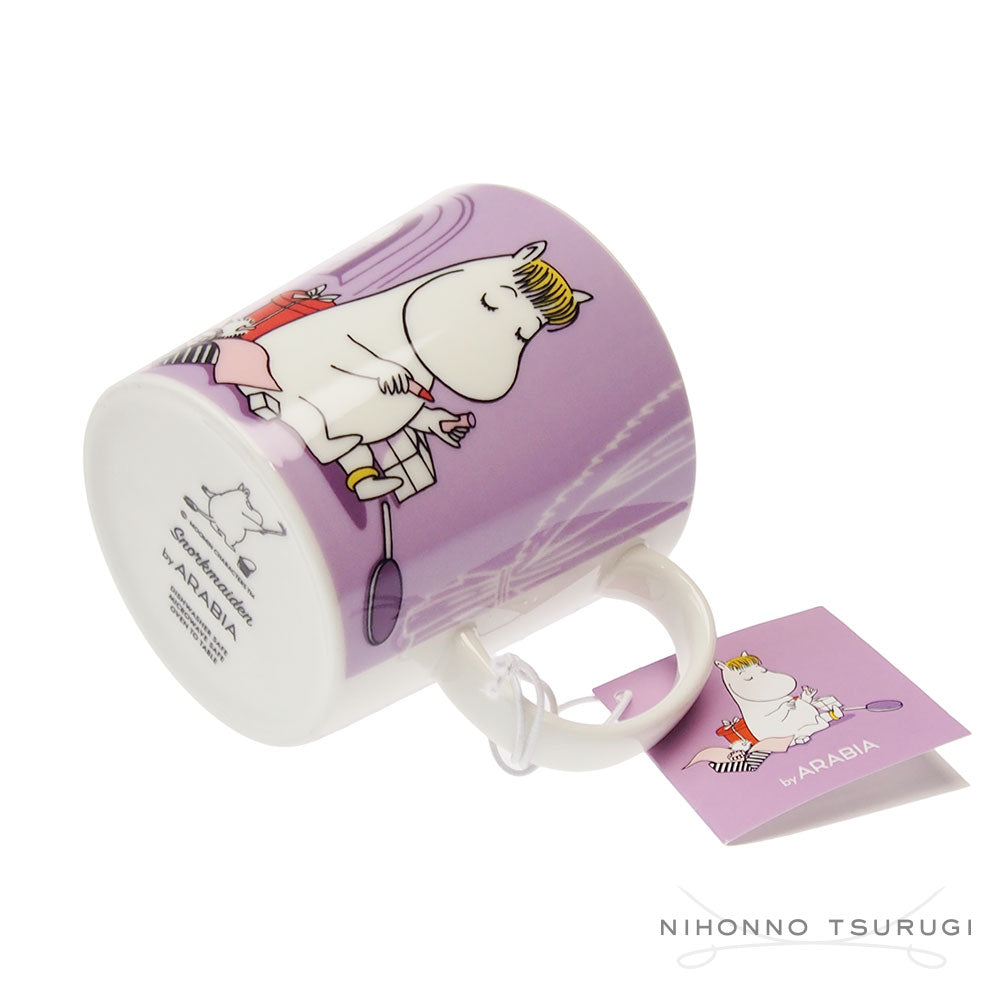 アラビア (ARABIA) ムーミン マグカップ スノークのおじょうさん ライラック