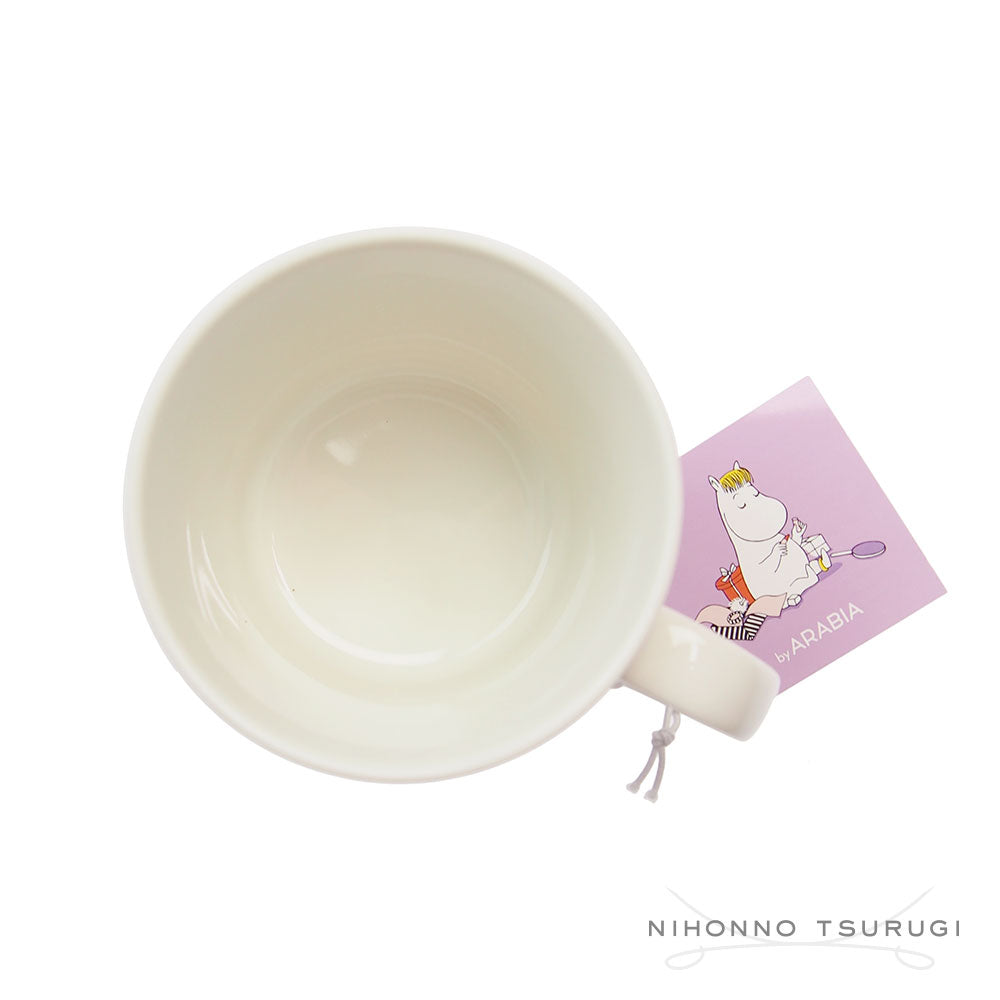 アラビア (ARABIA) ムーミン マグカップ スノークのおじょうさん ライラック