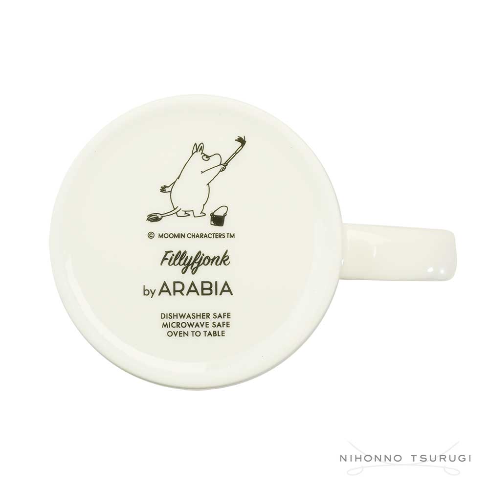 アラビア (ARABIA) ムーミン マグカップ フィリフヨンカ グレー