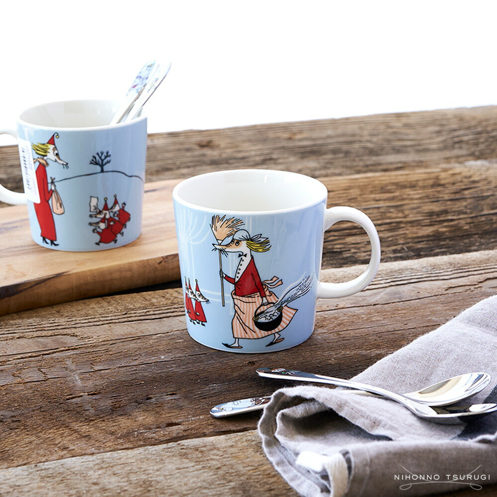 アラビア (ARABIA) ムーミン マグカップ フィリフヨンカ グレー