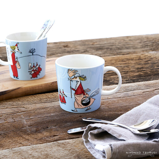 アラビア (ARABIA) ムーミン マグカップ フィリフヨンカ グレー