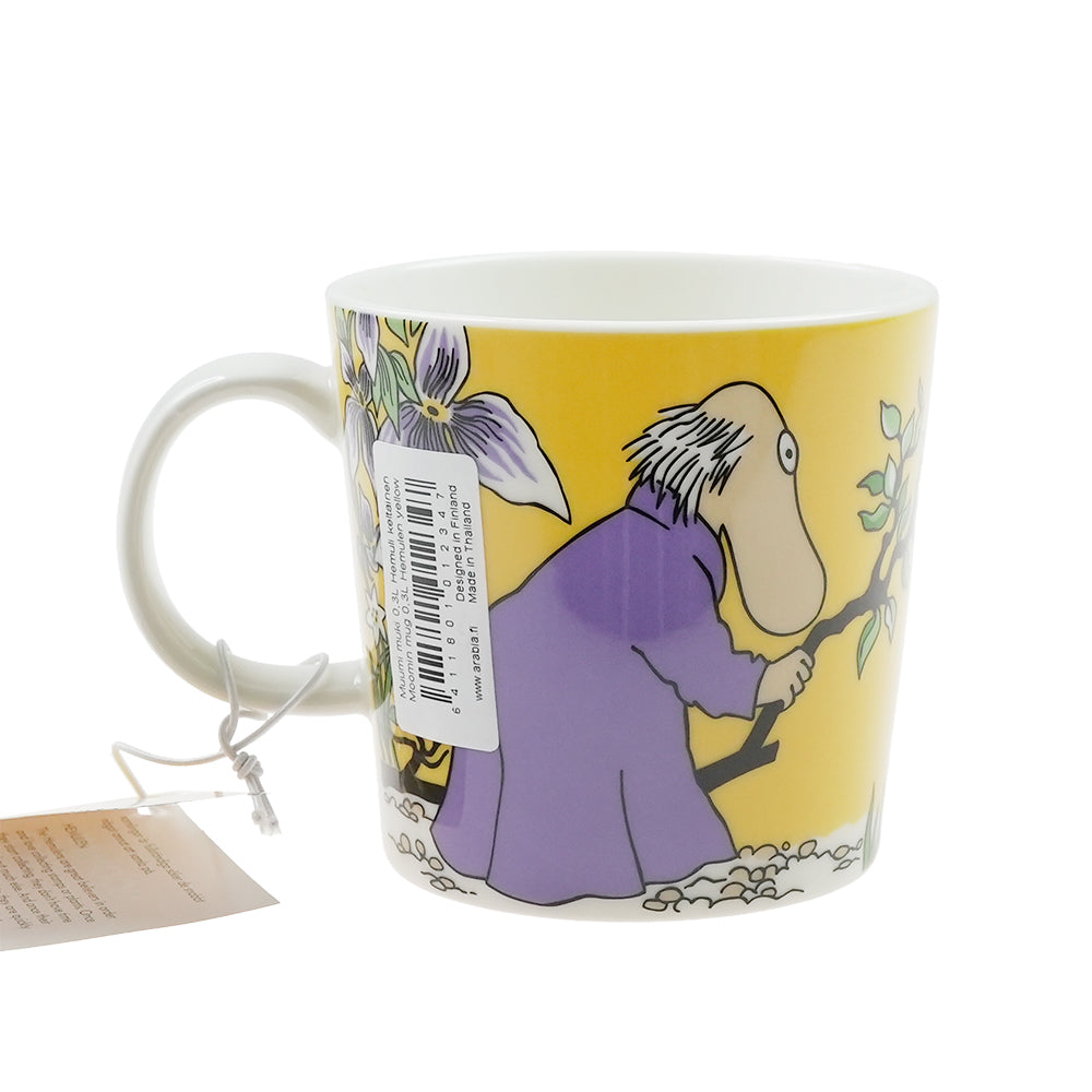 アラビア (ARABIA) ムーミン マグカップ ヘムレンさん イエロー