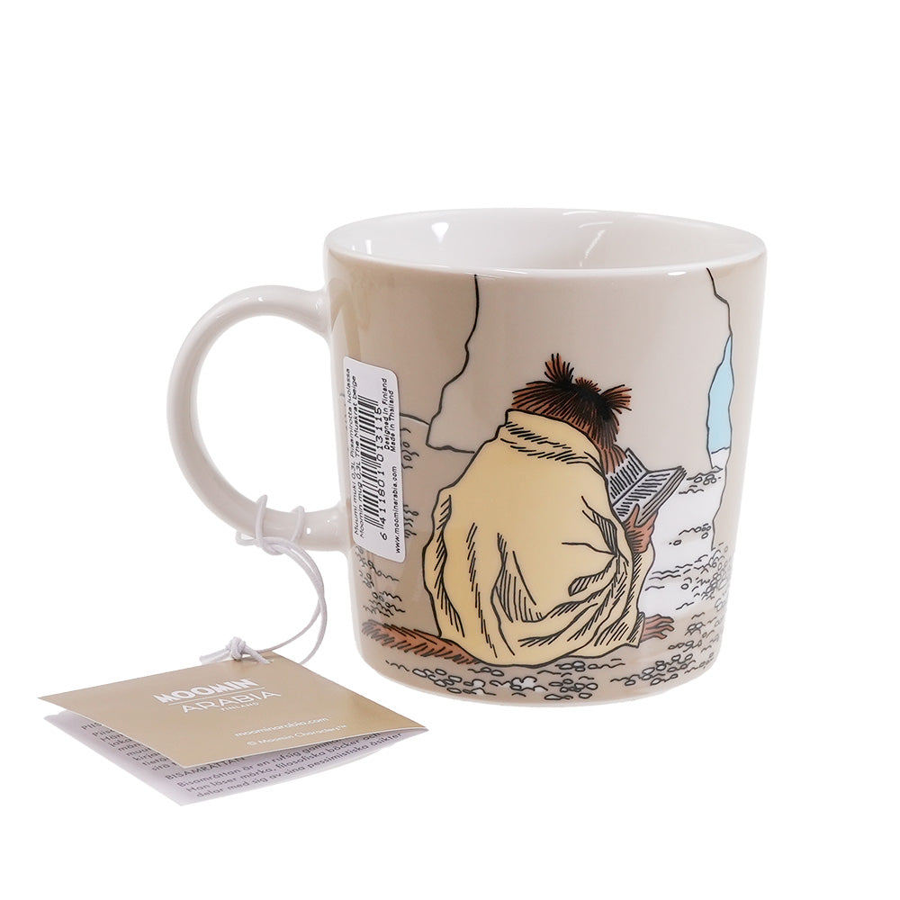アラビア (ARABIA) ムーミン マグカップ じゃこうねずみ ベージュ