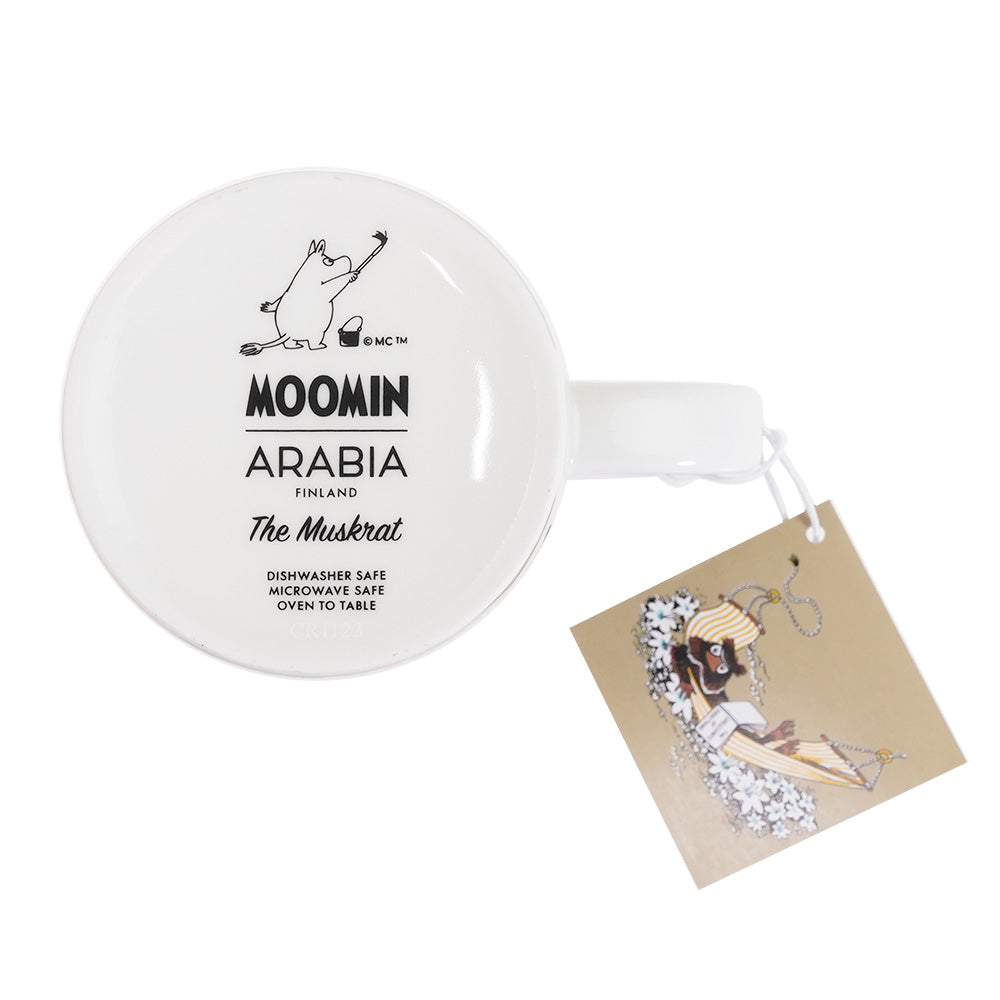 アラビア (ARABIA) ムーミン マグカップ じゃこうねずみ ベージュ